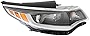 AutoModed Aftermarket Halogen Headlamp Headlight Assembly without LED Replaces 92102-D5000 92102D5000 KI2503196 Compatible with 2016 2017 2018 Optima | Right Passenger Side 1pc | by AutoModed