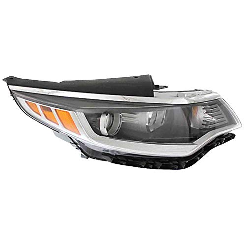 Automoded Aftermarket Halogen Headlamp Headlight Assembly Without Led Replaces 92102-D5000 92102D5000 Ki2503196 Compatible With 2016 2017 2018 Optima | Right Passenger Side 1Pc | By Automoded #TOP1