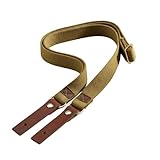 Persei Canvas Rifle Sling Heavy-Duty Adjustable Shoulder...