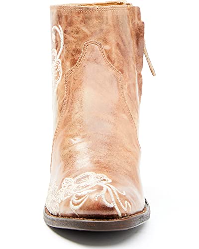 Shyanne Women's Bryony Fashion Booties Round Toe Honey #TOP3