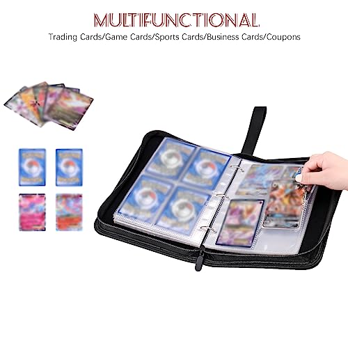 Othran 400-Pocket PU Leather Trading Card Binder #TOP3