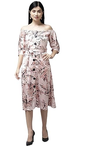 Robe Aarika pour femme fluide anti-plis style bohème chic