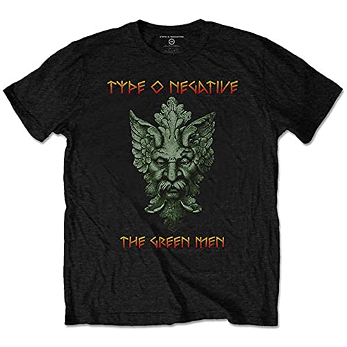 T-shirt Type O Negative avec Logo Vert sur Fond Noir Taille S
