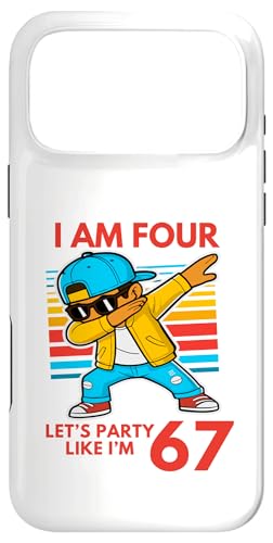 I'm 4�� 4�΂̒a���� 67 Party like I'm 6 7 �j�̎q �L�b�Y �X�}�z�P�[�X iPhone 17 Pro Max �p