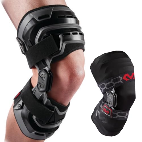 McDavid Knee Brace, Heavy Duty Hinged Knee Braces for Knee Pain, Instabilities, Ligament, ACL, MCL, PCL, Meniscus Injury, Pain Relief, Recovery, Preventive Hyperextension, Left or Right Side