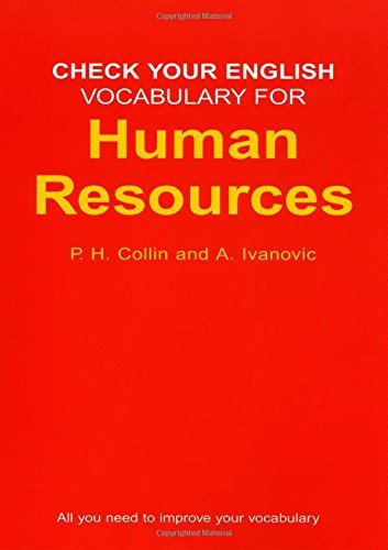 By Rawdon Wyatt - Check Your English Vocabulary for Human Resources: All you need t (2008-11-16) [Paperback]