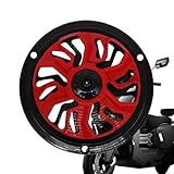 Cubierta para ventilador de radiador, panel de refrigeración de motocicleta, protector de motor giratorio, placa decorativa personalizada, carcasa protectora, pieza de estilo mejorada para Vespas