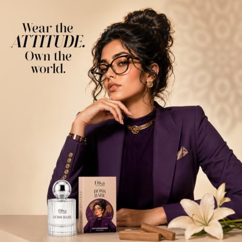 Image of Just Herbs Diva Boss Babe Eau De Parfum 30ml | Premium Women's Perfume