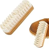 Rubber Shoe Brush, Suede Shoe Brush and Eraser, Soft Bristle Brush Head & Wood Handle, Suede Shoes Eraser for Shoes, Bags, Sofa, Shoe Cleaning Tool for Home Daily Use (1PC)