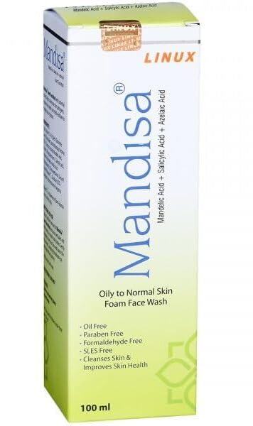 LINUXMandisa Oily to Normal Skin Foam Face Wash, (100ml)
