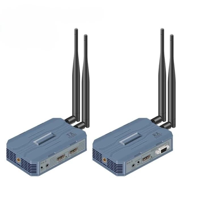Pro H.265 HDMI Wireless Extender, WiFi Extender 250M 4K 1080P Wireless for HDTV Transmitter Receiver Plug Play Auto FM Dual-Band Antenna Video Audio-image-46