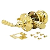 Nuk3y Storm Series Solid Brass Screen Storm Door Latch (Polished Brass)