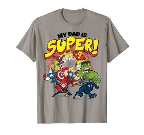 Marvel Father's Day My Dad Is Super Avengers Breakthrough T-Shirt