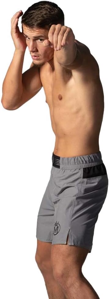 MMA Shorts & BJJ Shorts Men, UFC Grappling Fight Shorts for Boxing, Kickboxing, Muay Thai 7" Cross Training Workout - Image 9