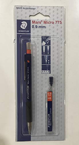 Staedtler Mars micro Mechanical pencil for writing, drawing & drafting in 0.9 mm with 1 pack of leads