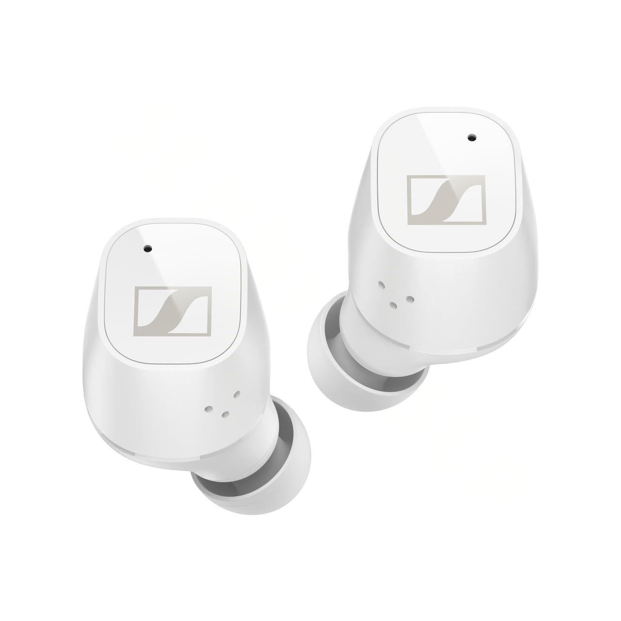 SENNHEISER CX Plus True Wireless – Bluetooth-In-Ear-Kopfhörer: Musikhören und Telefonieren mit Active Noise Cancellation, anpassbarer Touch-Bedienung, Bass Boost, IPX4 und 24h Akkulaufzeit, Weiß