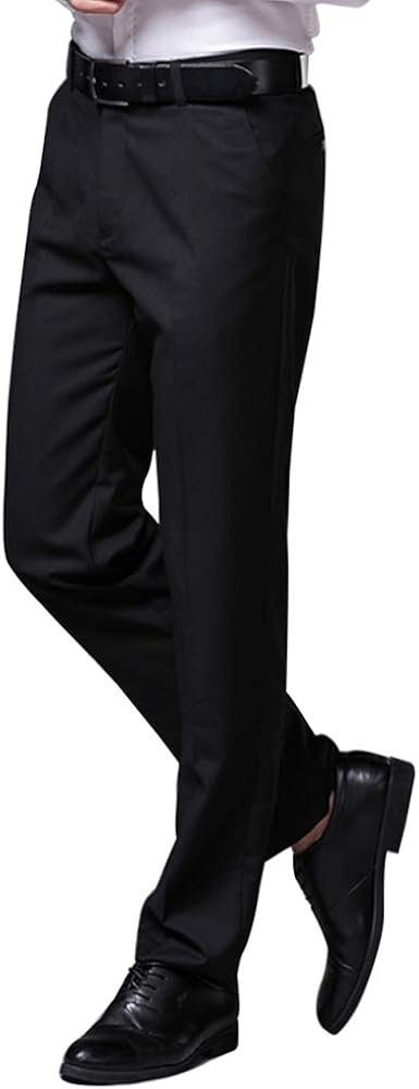 Amazon.com: Yudesun - Pantalones formales para hombre (pierna recta,  pantalones elásticos) : Ropa, Zapatos y Joyería