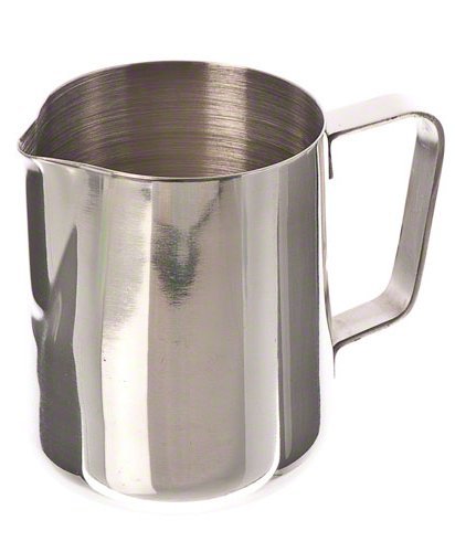 Srenta 12 Oz Frothing Pitcher Stylish Stainless Steel Jar Perfect for Espresso Machines Milk Frothers Latte Art