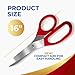 16 Inch Red Ribbon Cutting Scissors - Giant Ceremonial Shears for Grand Opening Events Large Decorative Tool for Business Celebrations Professional Sharp Blades for Smooth Precise Cuts