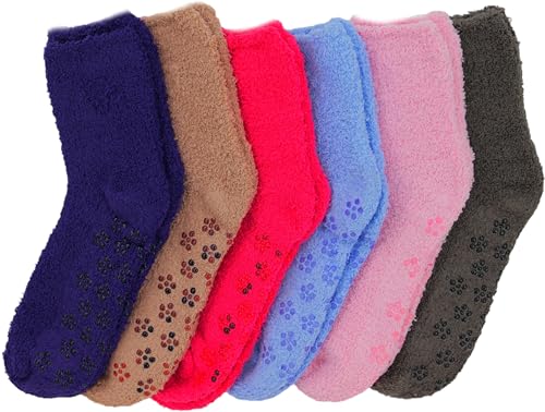 Image of ToBeInStyle Women's Pack of 6 Assorted Style Winter Socks