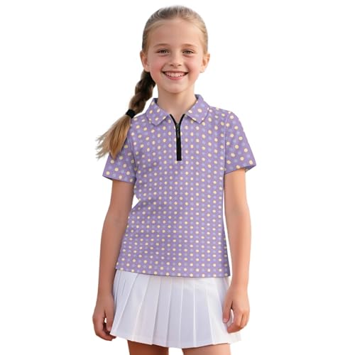 Polo de golf fille idéal pour les après-midis de tennis et les loisirs d'été en plein air