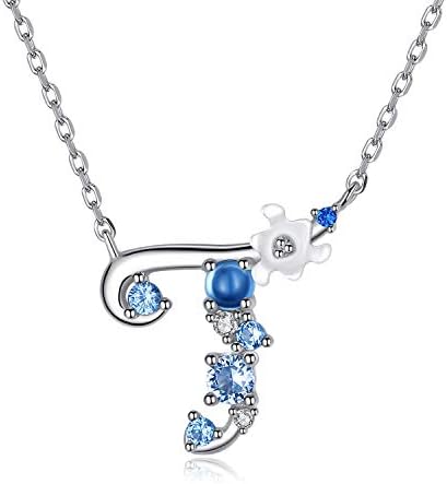 VIKI LYNN Initial Necklace 925 Sterling Silver Cubic Zirconia Letter Personalised Gifts for Girls