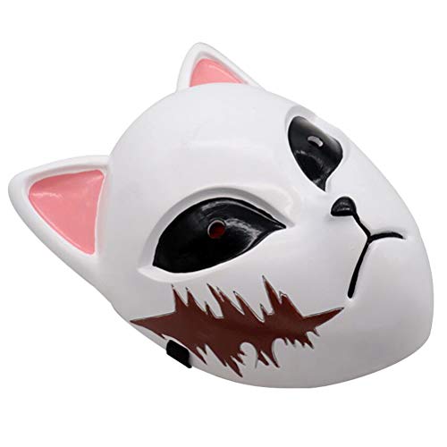 TOSOTO Cosplay Mask, Demon Slayer: Blade Kid Cosplay Mask Japanese Kabuki Costume Mask Halloween Masquerade Cosplay… - Image 5