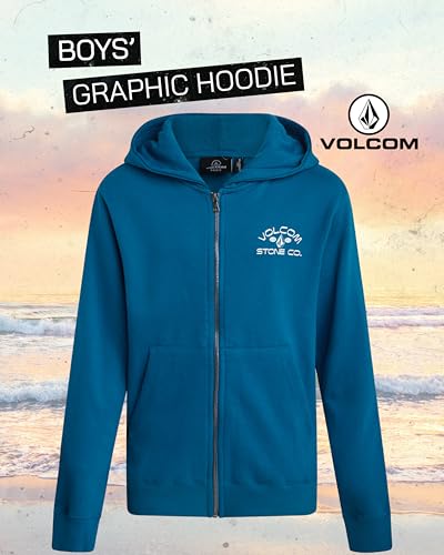Image of Volcom Boys Hoodie - Long Sleeve Pullover Graphic Hoodie Sweatshirt - Warm Casual Hoodies for Boys (8-20)