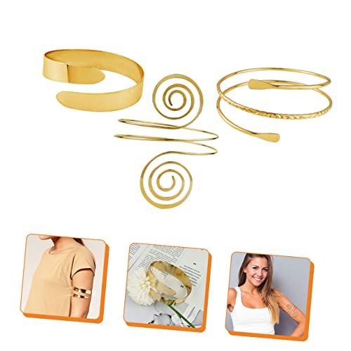 Abaodam 15 Pçs Pulseiras De Redemoinho Envoltório Simples Jóias Femininas Moda Braço Manguito Para B