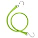 The Perfect Bungee 31-Inch Strap with Galvanized Steel S-Hooks, Safety Green