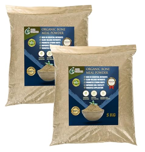 COIR GARDEN - Bone Meal Powder for Plants (10 KG) - Organic Fertilizer, Rich in Phosphorus and Calcium, Natural Plant Growth Fertilizer for Home Gardening