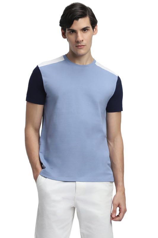 Dennis Lingo Men’s Slim Fit Cotton Crew Neck T-Shirt – Half Sleeve Casual Tee