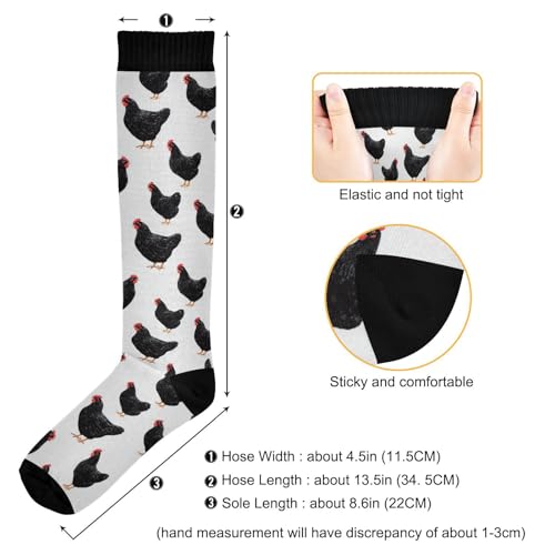 Image of Wusikd Cats Compression Socks for Women and Men Circulation Cute Long Socks for Athletic Running 1