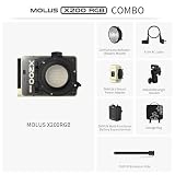 ZHIYUN MOLUS X200 RGB Combo 200W Lampa wideo[Oficjalna] Led Lampa wideo do profesjonalnej fotografii, przenośne światło studyjne, mocowanie Bowens, 2500K~10000K, CRI≥95, TLCI≥97, sterowanie aplikacją