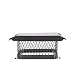 HY-C SC1313 Shelter Bolt On Single Flue Chimney Cover, Fits Outside Existing Clay Flue Tile Dimensions 13" x 13", Black Galvanized Steel