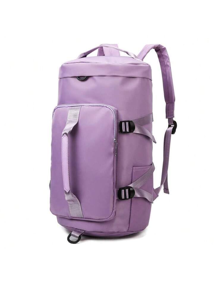 wopix Travel Duffel Gym Bag with Shoe Compartment, Purple, 35L Capacity Purple (Pack of 1)-picture-22
