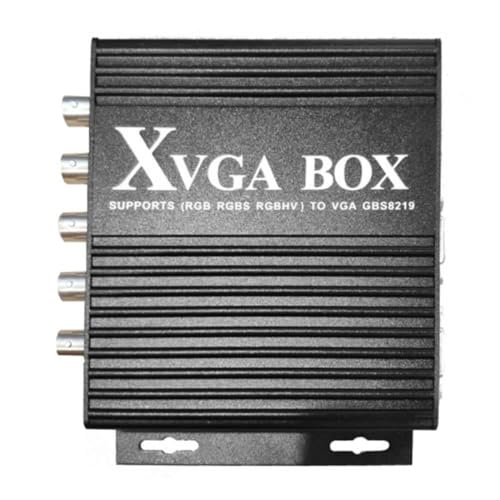 Convertisseur Vidéo Industriel GBS-8219 RVBS vers VGA XVGA Box Signal RVB Écran Commande Numérique