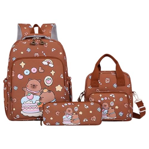 Sac à dos Capybara écolier idéal pour la rentrée primaire des filles et garçons