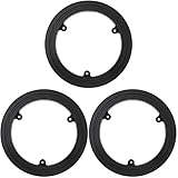 2 Stück Ring for SusaCraft, praktisch, glatt, Kugel, Kuchentisch, Lager, Tablett, schwarze Platte, Kunststoff, Make-up-Rack, Plattenteller, Esszimmer, Küche, drehbare Hardware-Basis, faules Lager, cm,