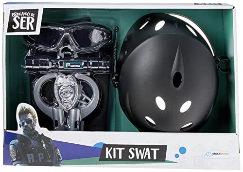 Brincando de Ser Kit Swat Com Acessórios Indicado para +3 Anos Multikids - BR966