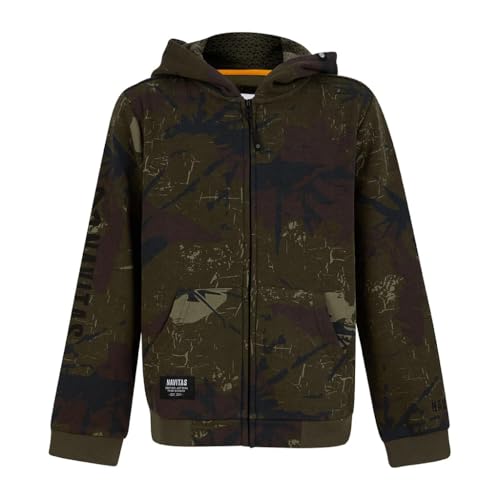Image of Navitas Identity Camo Kids Zip Hoody - Carp Fishing Outdoor Camping Clothing (UK, Age, 11 Years, 12 Years, Regular, Camo)