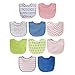 Neat Solutions Girl 10 Piece Water Resistant Bib Set
