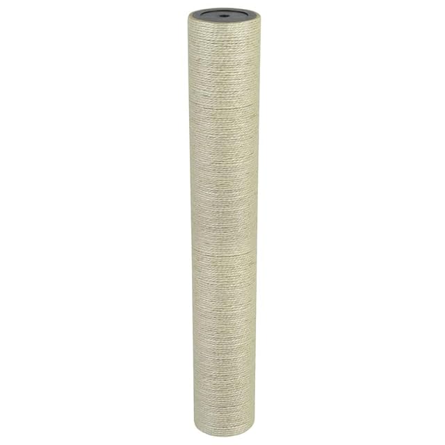vidaXL Poste rascador para Gatos 8x55 cm 8 mm Beige