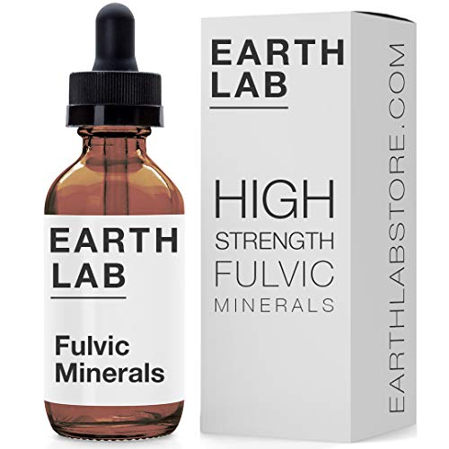 Earth Lab - Fulvic Minerals 50ml - High Strength All Natural & Vegan Friendly 100 Day Water Drops - Best for Gut Health