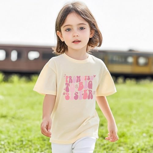 Big Cousin Shirt Toddler Girls Funny Letter Print T-Shirt Cool Cousins Club Tops Clothes 2-7 Years2