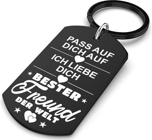 Allpeak Geschenk für Freund, Boyfriend Gift - Coole Geburtstag Schlüsselanhänger Geschenk Valentinstag für Ihn, Weihnachtsgeschenke für Freund, Beste Freunde Geschenke, Geburtstagsgeschenk für Freund