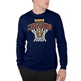 Denver Nuggets Nothing But Net - NBA Adult Long Sleeve Fan T-Shirt for Men & Women