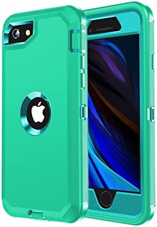 jaroco Finger Sleeves for iPhone SE Case, 0.15mm Superconducting Nanofibers, Smooth Feel, Anti-Sweat with Non-Slip Removable Heavy Duty Full Body Phone Case-Green