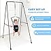 Infant Master Baby Jumper, Stand for Jumper and Bouncers w/Adjustable Seat Bag, Sturdy Frame Structure for Baby Bouncing & Swing Jumper w/Steel Spring, Wise Gift Choice for Infant & Toddler, Black