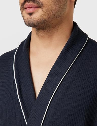 Image of Amazon Essentials Men's Lightweight Cotton Waffle Bathrobe (Available in Big & Tall)